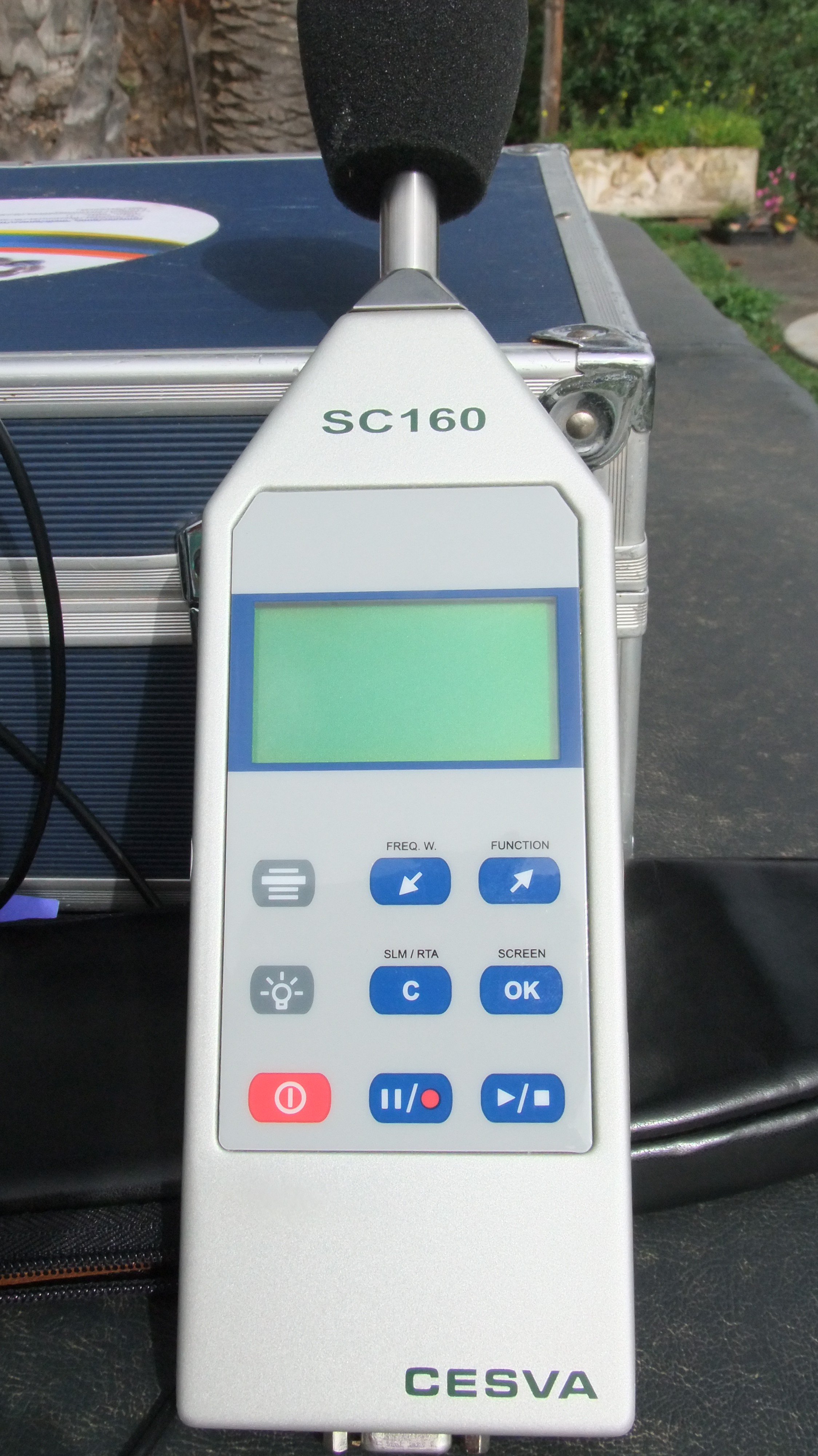 Sonómetro analizador de espectro